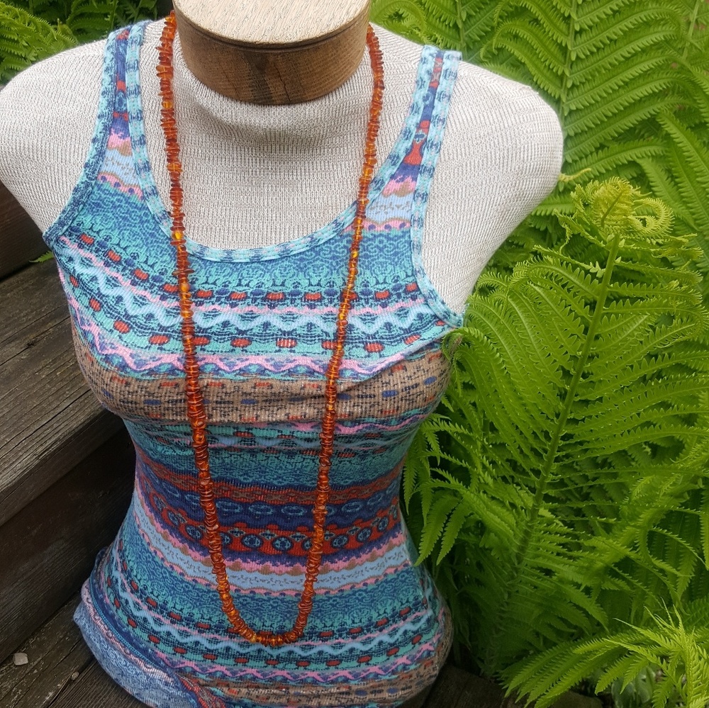 Vintage baltic amber necklace